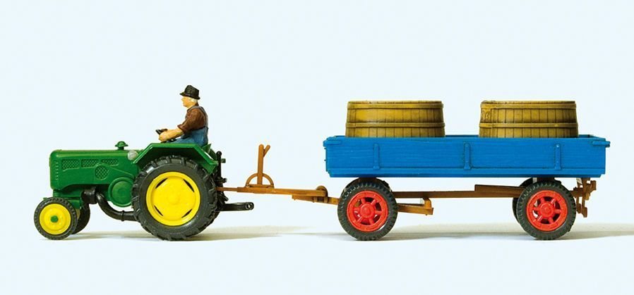 Fladvogn — 1:24 skala miniature